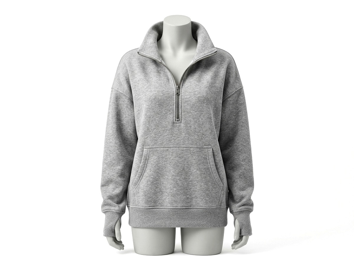 Women's Cropped Raw-Hem Oversized Streetwear Fleece Hoodie - WideWay Sportswear