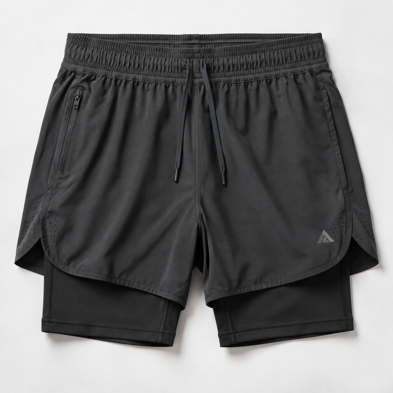 2-in-1 Athletic Workout Shorts with Phone Liner