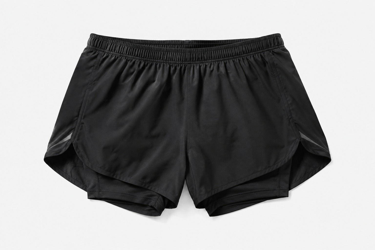 Aerodynamic Marathon Split Racing Shorts with Gel Pockets