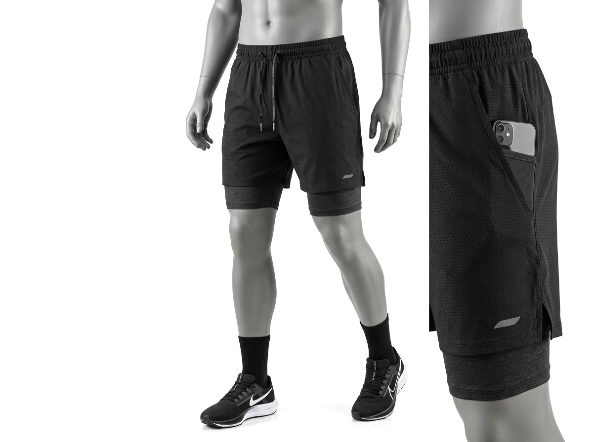 Men's 7-Inch Lightweight Quick-Dry Trail Running Shorts with Zipper Pockets - WideWay Sportswear