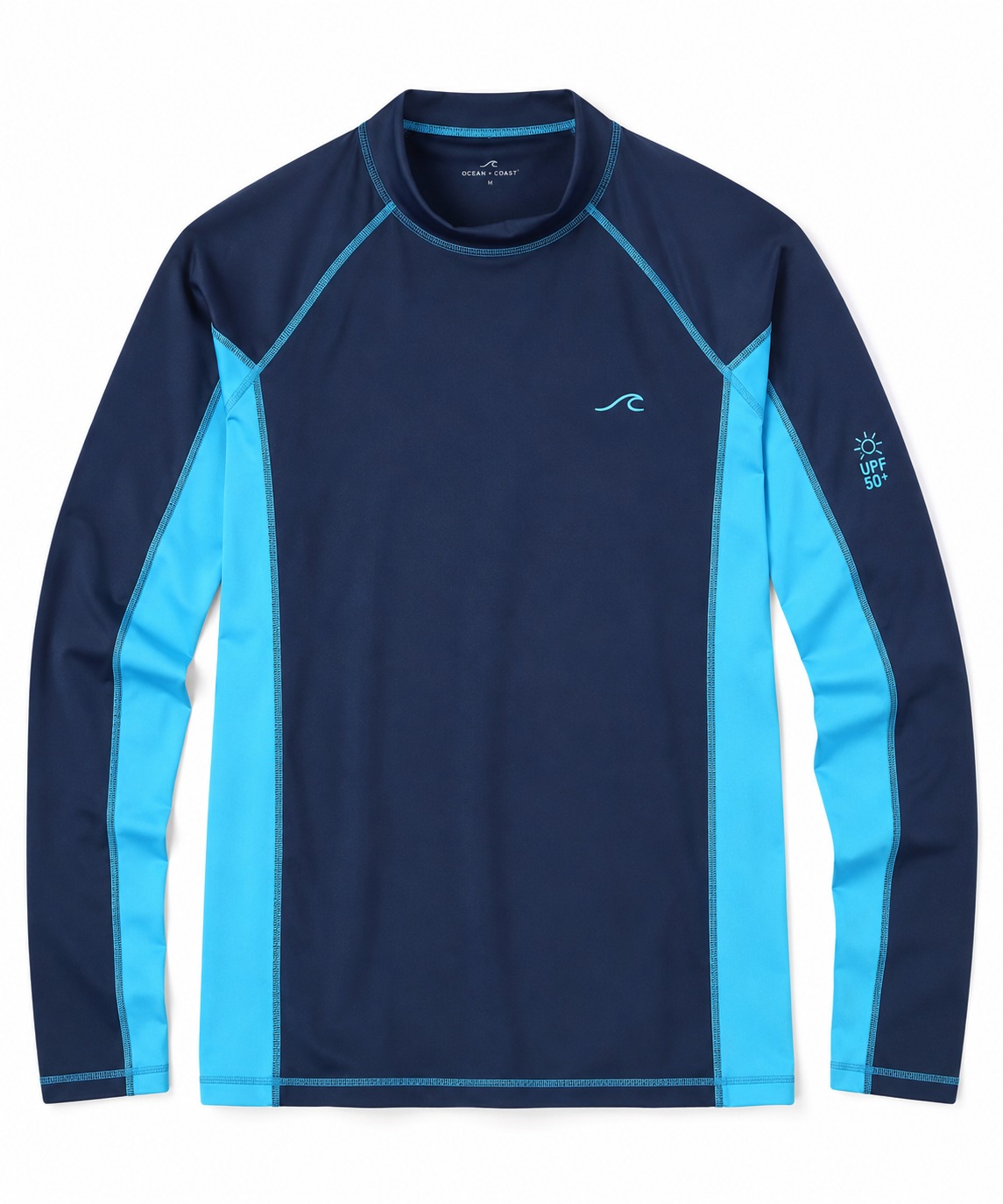 UPF 50+ Long-Sleeve Surf Rashguard & Swim Set