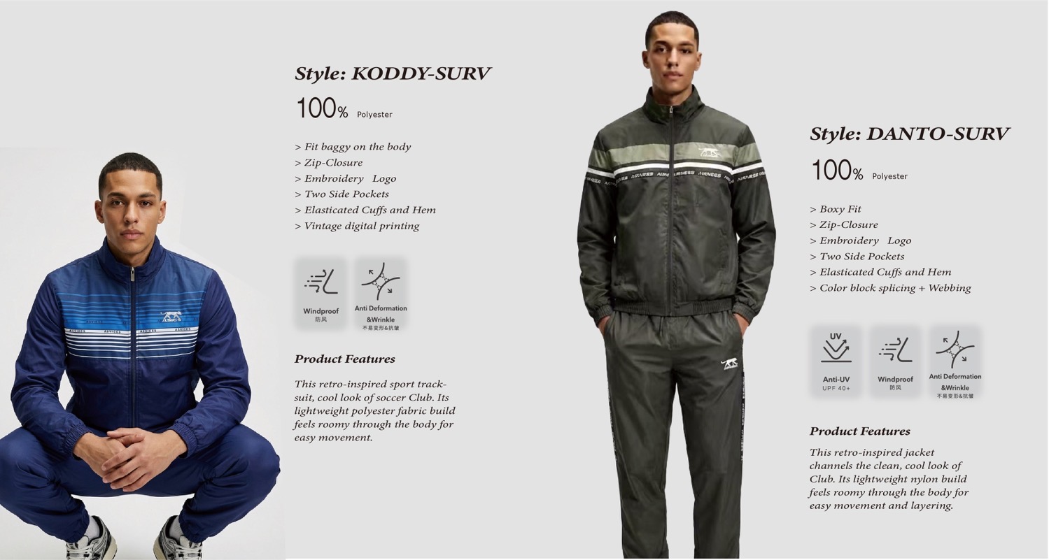 Modern Minimalist Tricot Tracksuit Set